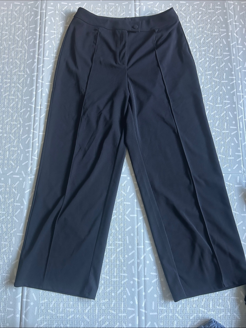 Wide-Leg Black Women’s Dress Pants